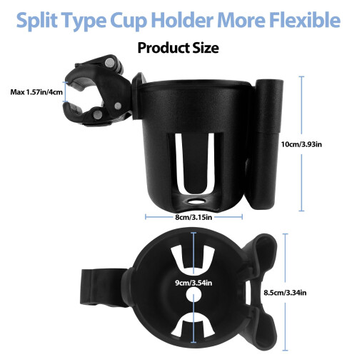 Filltown Stroller Cup Holder with Cell Phone Holde 1