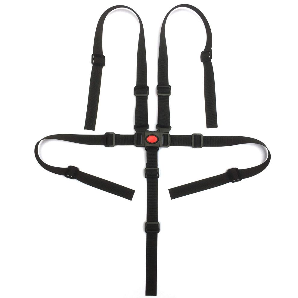Fitzulam Baby Universal 5 Point Harness Belt Adjustable Strap For Stroller High Chair Pram Buggy Children Kid Pushchair Zarpma