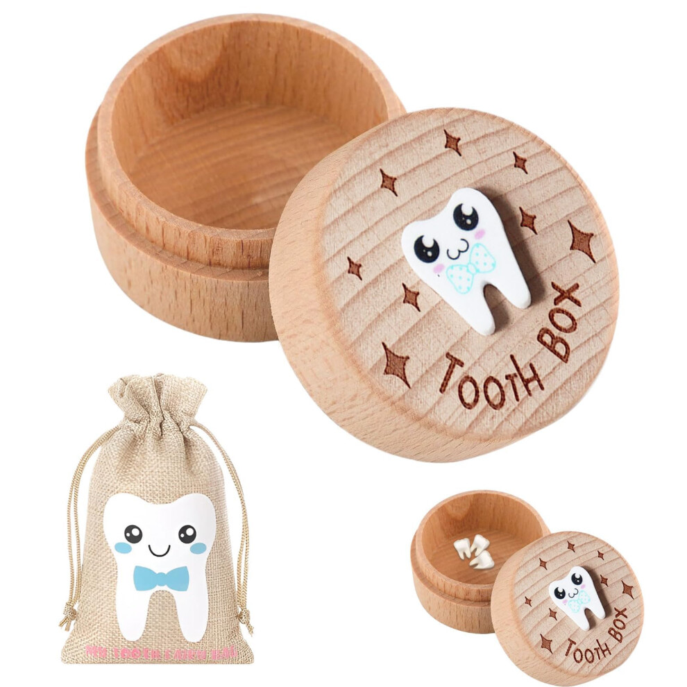 Tooth Fairy Box, 1 Pcs Tooth Box With 1 Pcs Tooth Qianeffort