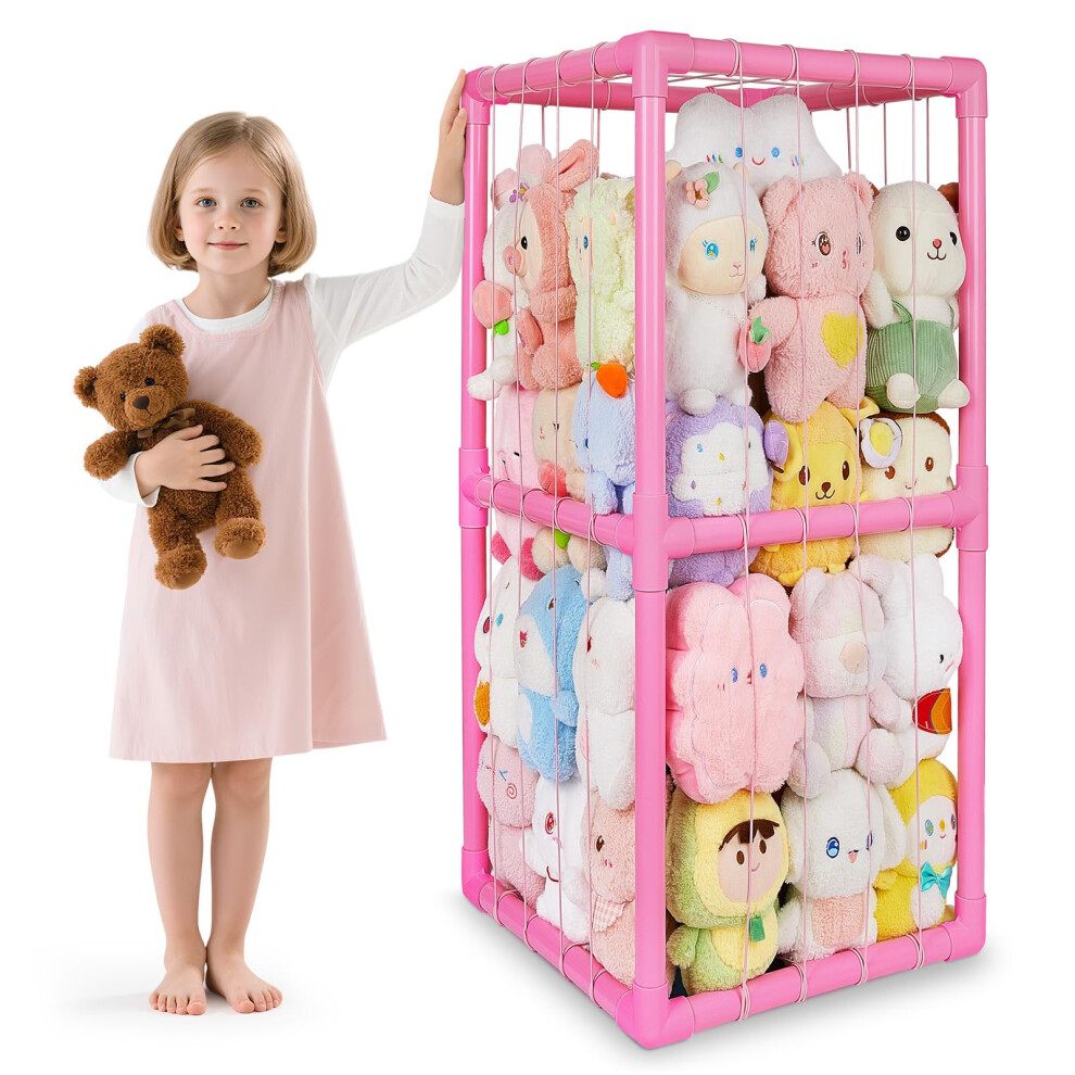 Stuffed Animals Zoo Storage, Soft To Unicorn Castle