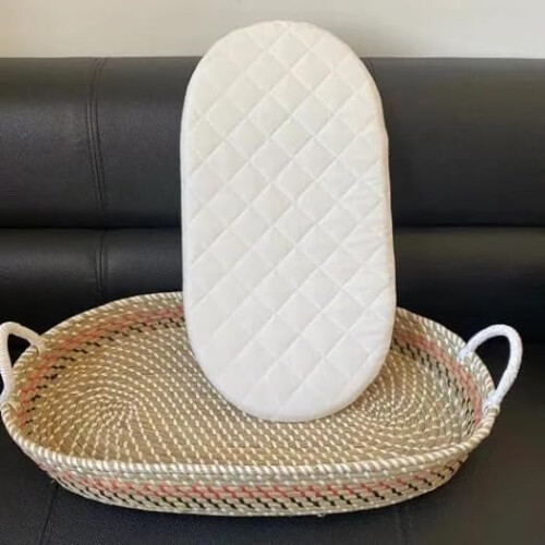 A ATH COLLECTION Moses Basket Mattress Extra Thick 2