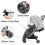 Wemoralix Universal Pram Rain Cover with Window, E 5