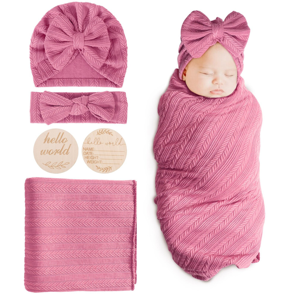 Newborn Baby Blanket Soft Swaddle Blankets Dreshow