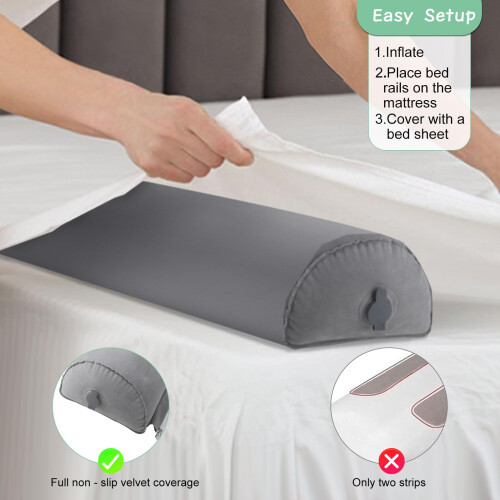 Neulriscn Inflatable Bed Guard, Inflatable Bed Bum 2