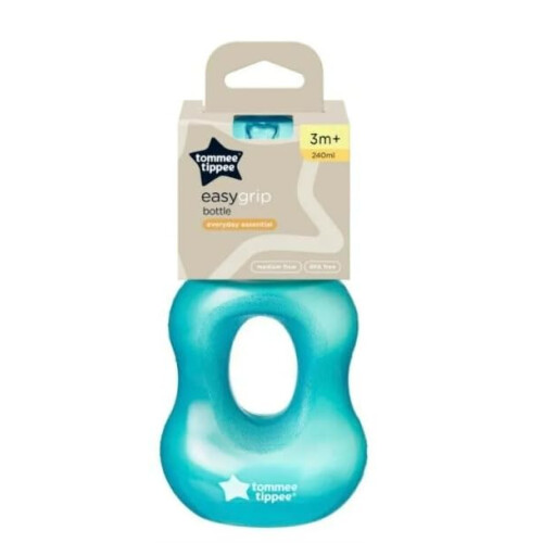 Tommee Tippe Esential Easy-Grip Bottle BPA Free240ml3m+ (Blue)