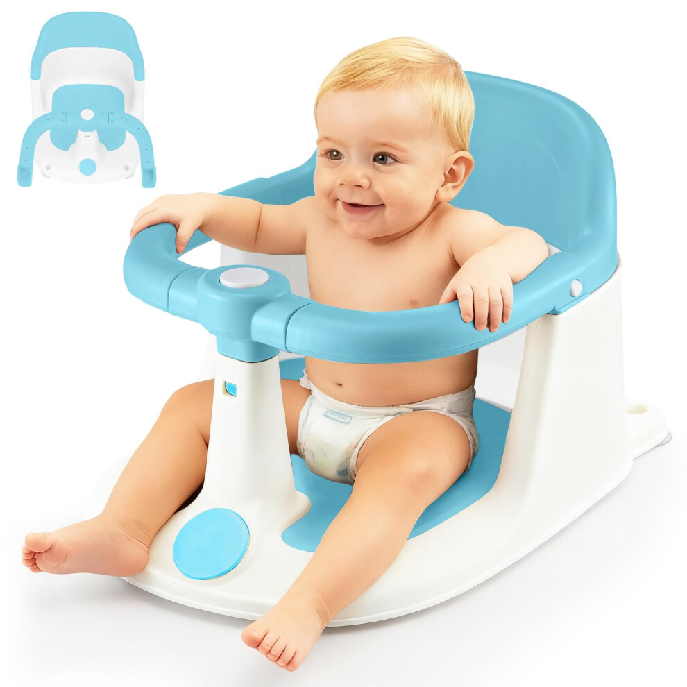 Trintion Baby Bath Seat, Non-Slip Soft Toddler Bat