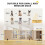 PawHut PawHut Freestanding Pet Gate, Foldable Dog Gate wi 7