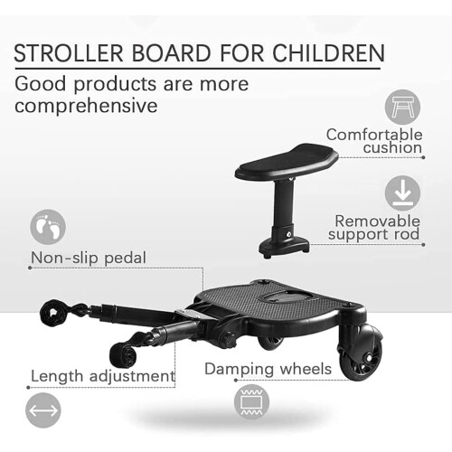 Buggy Board with seat, Standing Board, Toddlers St 2