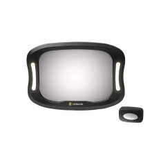 LittleLife Light-Up Car Mirror, Black