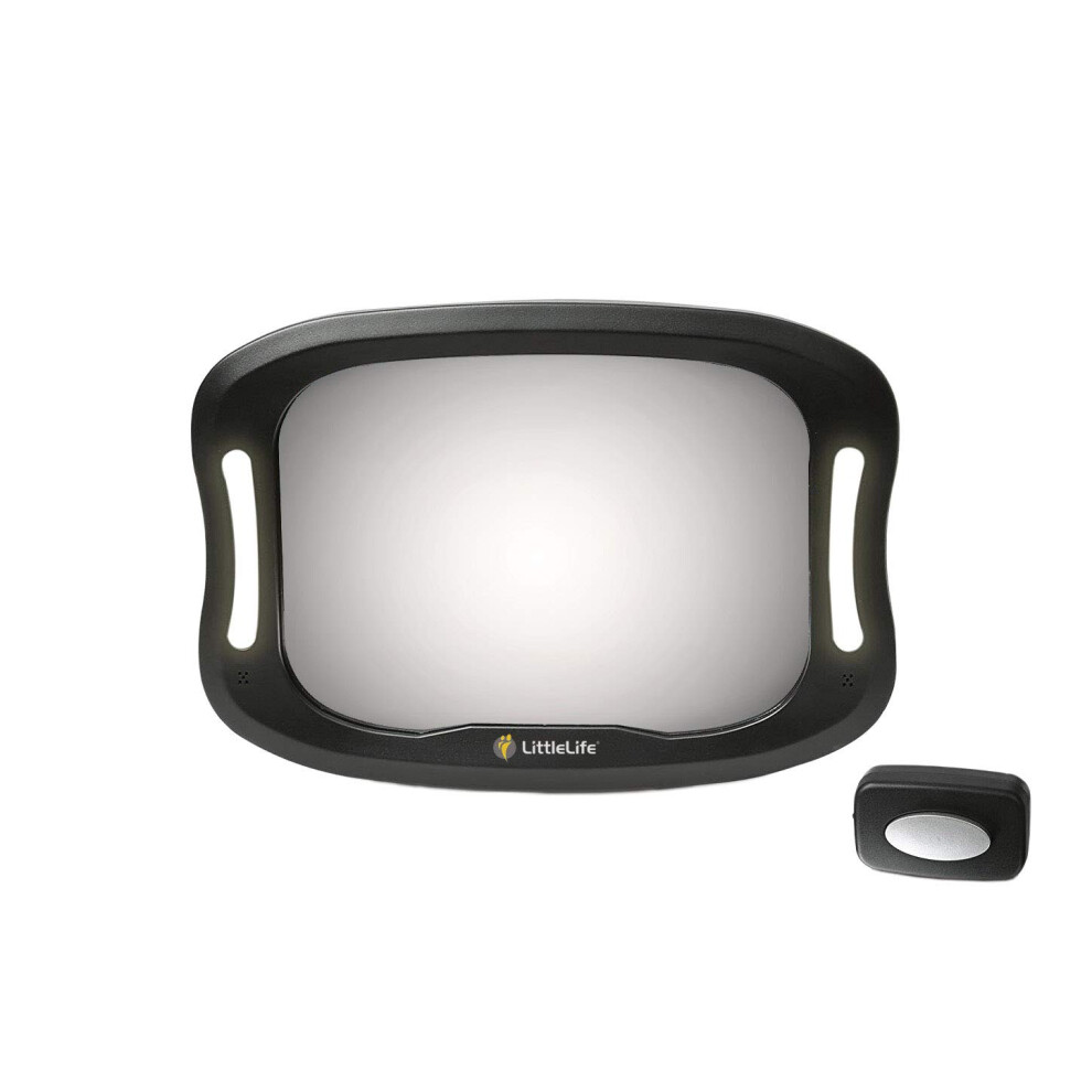 Littlelife Light-Up Car Mirror, Black