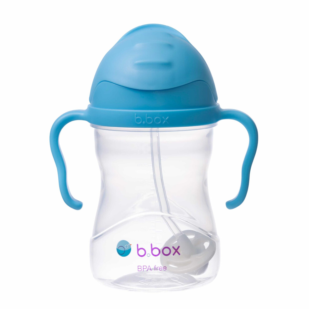 Sippy Cup | Drink From Any Angle | Fliptop, Weighted Straw, Leak Proof & Easy Grip | Bpa Free, Dishwasher Safe | From 6M+ | 240Ml B.box