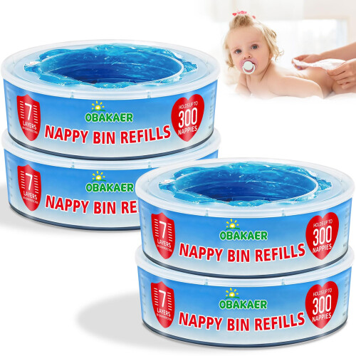 Nappy Bin Refill Compatible with Nappy Bin Refills