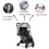 Wemoralix Universal Pram Rain Cover with Window, E 4