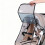Wemoralix Universal Pram Rain Cover with Window, E 8