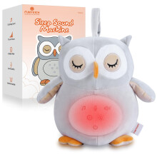 FUNYKICH Owl White Noise Machine with Red Light &