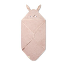 MORI Unisex Hooded Bunny Towel Blush Organic Cotto