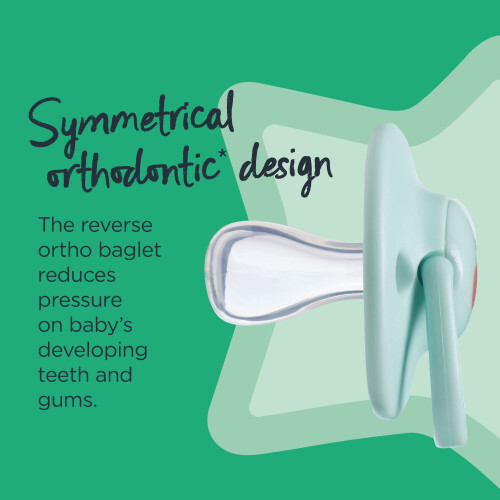 Tommee Tippee Tommee Tippee Anytime Soothers, Symmetrical Orthod 2