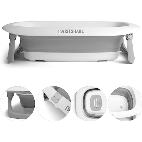 Twistshake Foldable & Non-Slip Baby Bath Tub | Erg