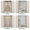 Semiocthome Extra Tall White Pet Gate, 130cm High 5