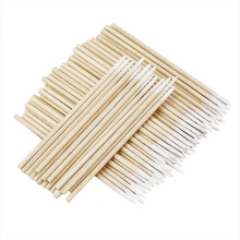 200 Count Cotton Swab, 7CM Cotton Swabs Pointed Tip, Cotton Swabs Wood Sticks, Cotton Tipped Applicator, Tattoo Permanent Supplies, Makeup Cosmetic A