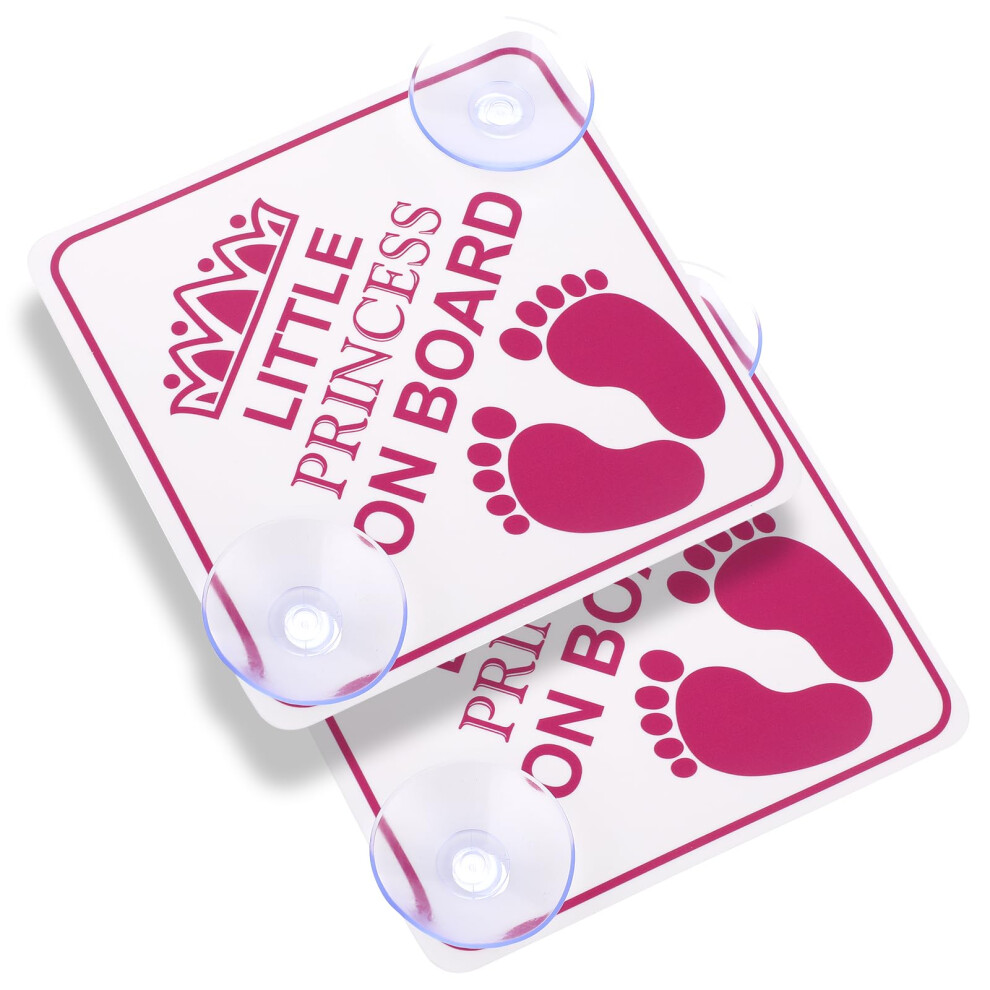 Cobee Car Safety Warning Signs Sticker, 2 Pcs 5" X