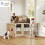 PawHut PawHut Freestanding Pet Gate, Foldable Dog Gate wi 2