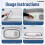 Twistshake Foldable & Non-Slip Baby Bath Tub | Erg 6