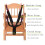 Fitzulam Baby Universal 5 Point Harness Belt Adjus 7