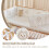 Aocase Airwrap Cot Bumper & Toddler Bed Guard Set, 3