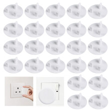 24 Pack Anei Plug Socket Covers UK Child Safety Pl