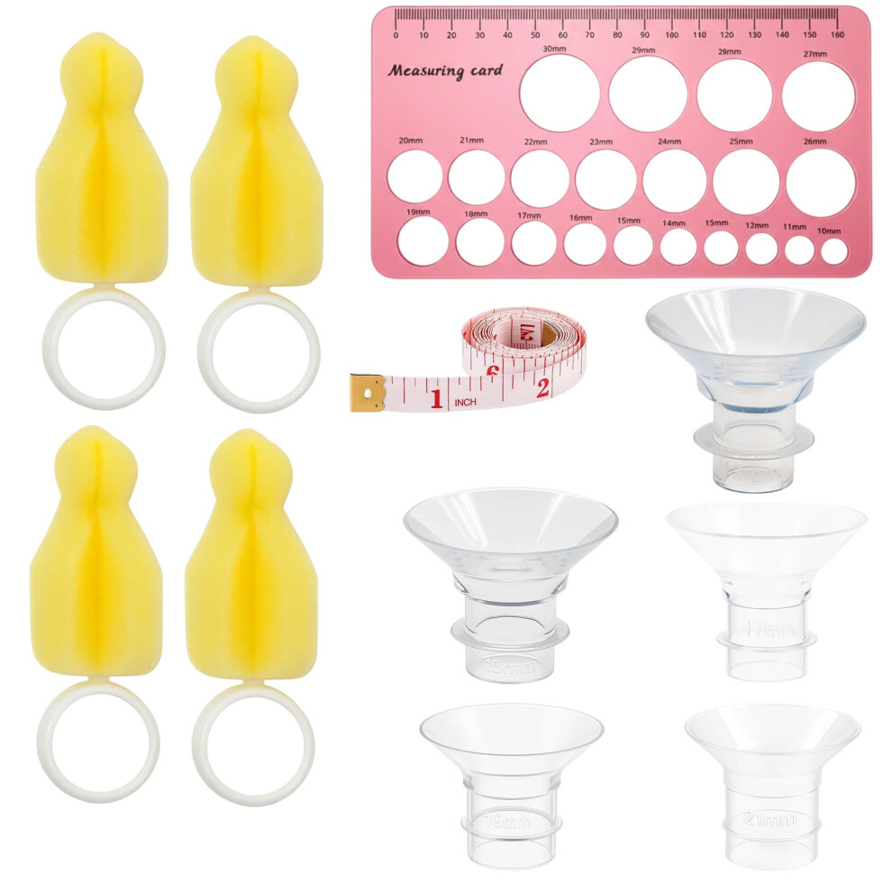 Flange Inserts For Breast Pump, Silicone Breast Pu Woruib