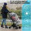 Wemoralix Universal Pram Rain Cover with Window, E 3