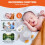 FUNYKICH Owl White Noise Machine with Red Light & 2