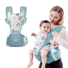 6-in-1 Ergonomic Baby Carrier Backpack with Hip Se