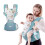 6-in-1 Ergonomic Baby Carrier Backpack with Hip Se 1