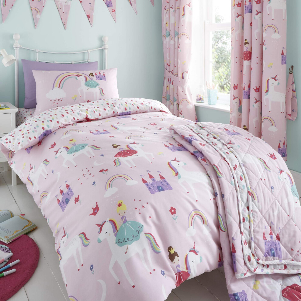 Girls Kids Unicorns Princess R Happy Linen Company
