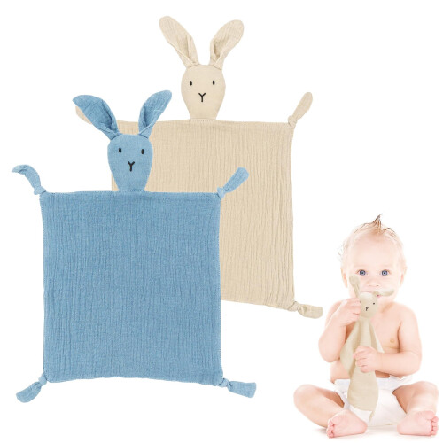 Saier tbo 2Pcs Organic Cotton Baby Comforter, Soft