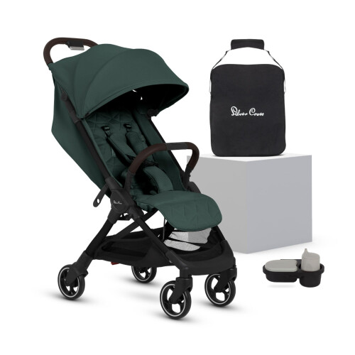 Silver Cross Silver Cross - Clic 2 Compact Stroller, Travel Bag