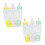 Pack of 6 Baby Bottle Soft Silicone Medium Flow Te 5