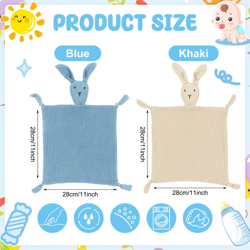Saier tbo 2Pcs Organic Cotton Baby Comforter, Soft 1