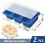Koluti 2-Pack Nonstick Silicone 3 Soup Cubes Freez 2