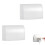 2 Pcs Baby Plug Socket Covers UK, White Double Soc 1