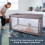 Dreambaby Quest Full Size Travel Cot, Lightweight, 2
