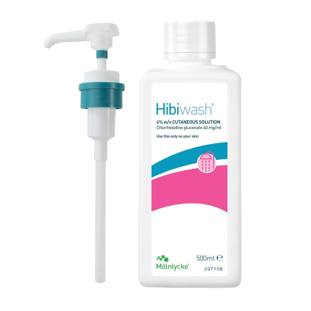 Wilosc Hibiwash 500Ml With Pump Kit | Powerful Antifungal & Antibacterial Body Wash | (Also Known As Hibiscrub)