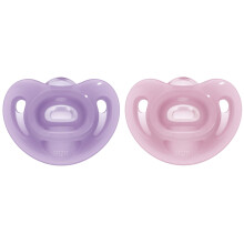 NUK Sensitive Dummy, 6-18 Months, 100% Silicone fo