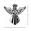Safe Travels Silver Coloured Angel Pin With Gem Stone Sentimental Gift Idea 3