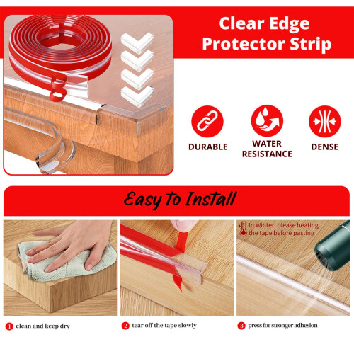 Edge Protector Strip Clear, Protector Baby Proofin 2