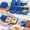 Koluti 2-Pack Nonstick Silicone 3 Soup Cubes Freez 4