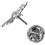 Safe Travels Silver Coloured Angel Pin With Gem Stone Sentimental Gift Idea 4