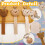 HhBdy 2 Pack Dummy Clip, Pacifier Clips Wooden Pac 4